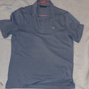 Travis Mathew Blue Polo Shirt